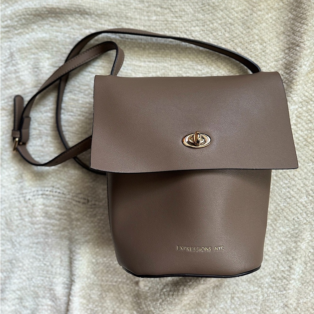 vegan leather crossbody.